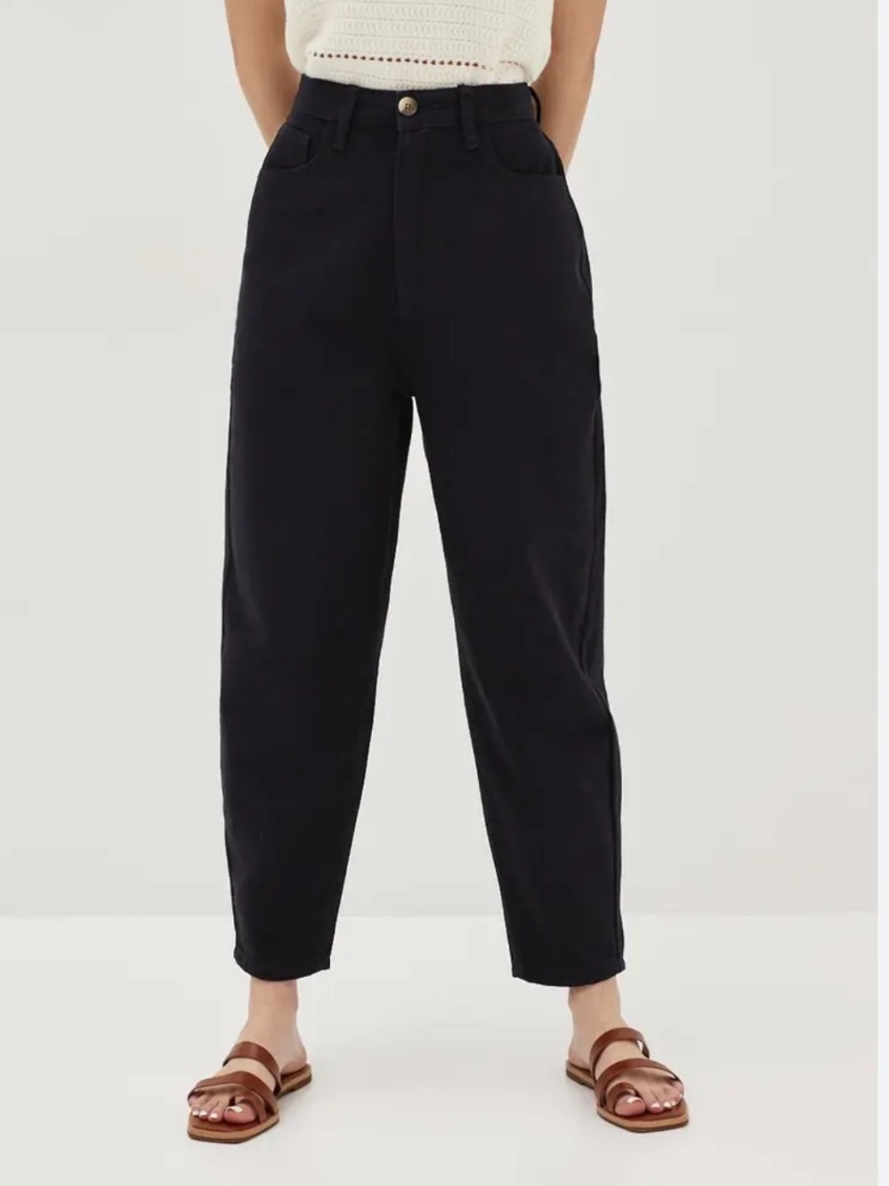 Love, Bonito Estela Balloon Jeans in Black Sz 28